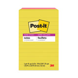 Post-IT Notes Super Sticky 7100269358 Note Pads in Summer Joy Collection Colors, 4" x 6", Note Ruled, Summer Joy Collection Colors, 90 Sheets/Pad, 3 Pads/Pack 2