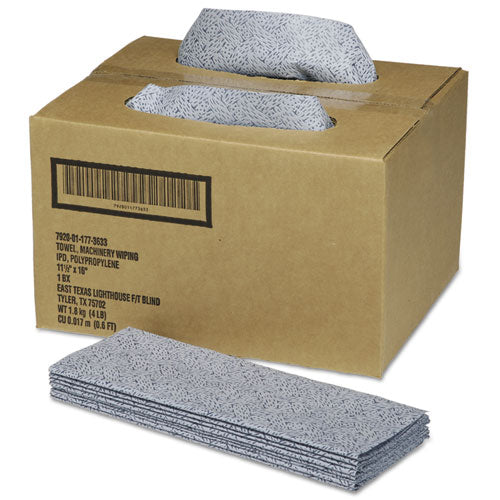 Abilityone 7920011773633 7920011773633, SKILCRAFT, ScrubWipes Preparation Wipers, 11.5 x 16.5, Blue, 150/Box