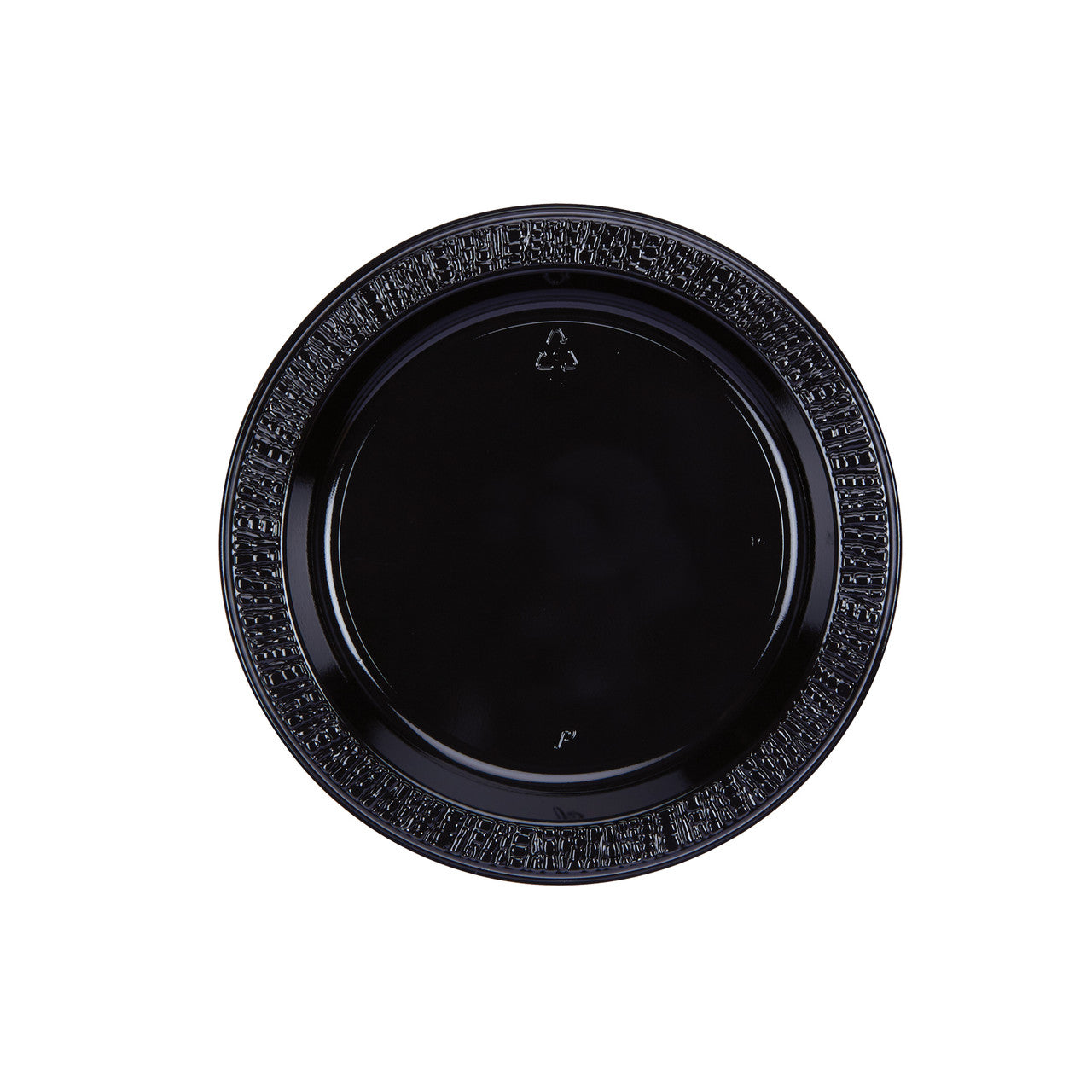 Avalon 60671 Avalon Plate 6" , Black Polystyrene 1000/CS
