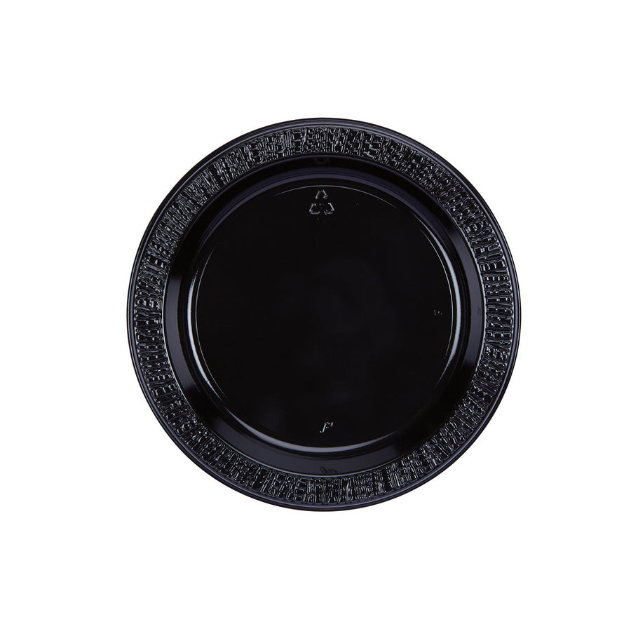 Avalon 60671 Avalon Plate 6" , Black Polystyrene 1000/CS