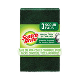 Scotch-Brite 223 Heavy-Duty Scour Pad, 3.8 X 6, Green, 10/carton 2