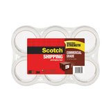 Scotch 3750-6 3750 Commercial Grade Packaging Tape, 3" Core, 1.88" X 54.6 Yds, Clear, 6/pack 2