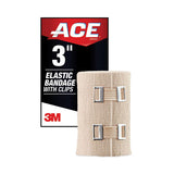 ACE 207314 Elastic Bandage With E-Z Clips, 3 X 64 2
