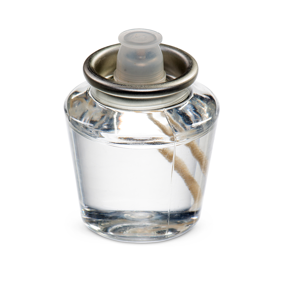 Leolight 715 LeoLight 15 Hour LiquidLight Clear Oil Candles , Round Bottom 96/CS