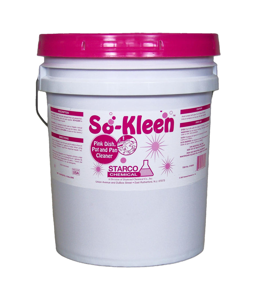 Starco 16912 Pink Dish Detergent Manual 5 Gallon