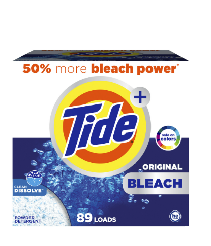 P&g Professional 16667 Tide Powder Detergent w/ Bleach Original Scent, 129 oz, 89 Loads 2/CS