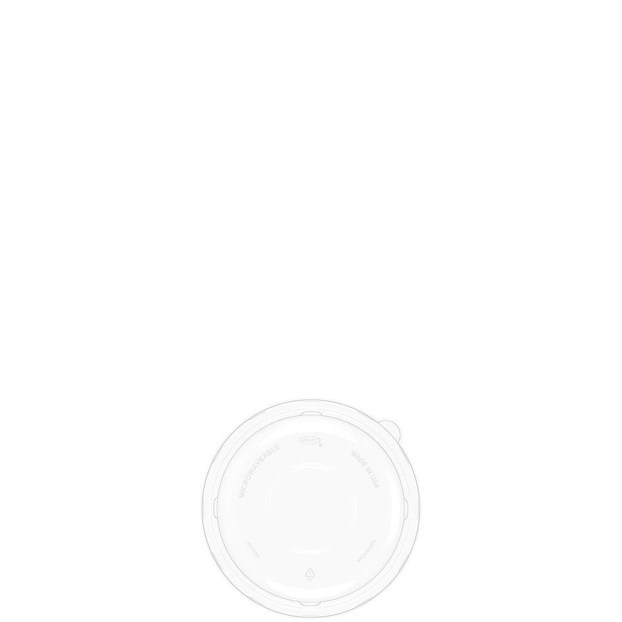 Dart PP2432BDL PP Plastic Round Dome Lid Clear For 24-32 oz 300/CS
