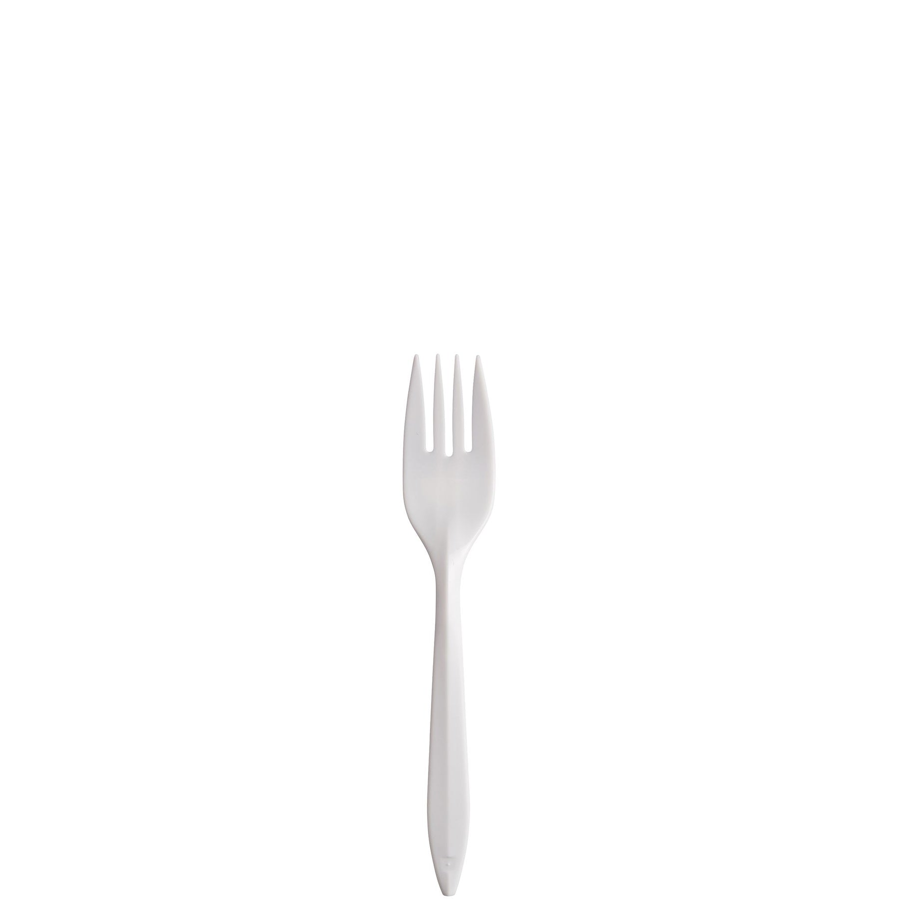 Dart F6OW Fork Medium Weight 6.1" White , PP , Stacked 1000/CS