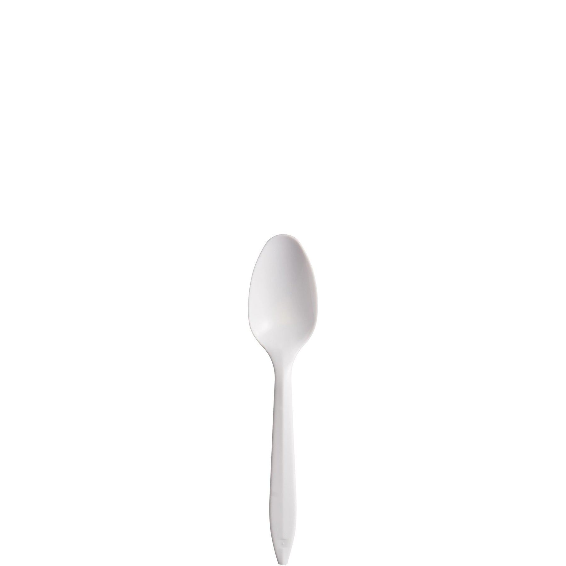 Dart S6OW Teaspoon Medium Weight 5.9", White, PP , Stacked 1000/CS