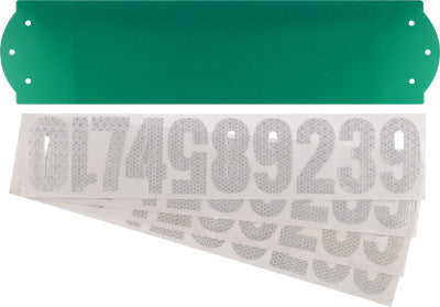 911 Refl Address Plaque