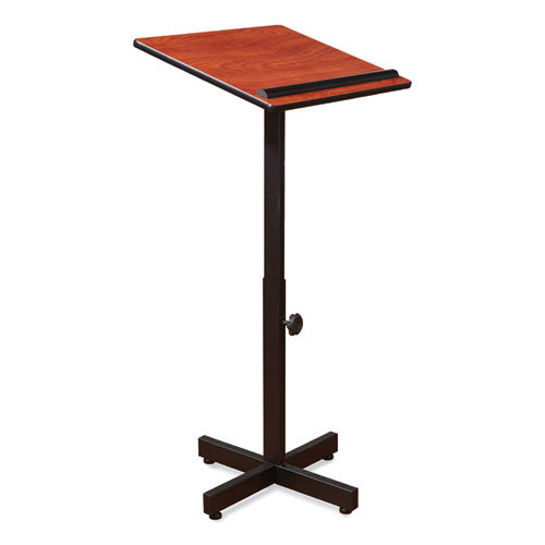 Oklahoma Sound 70CH Portable Presentation Lectern Stand, 20 x 18.25 x 44, Cherry