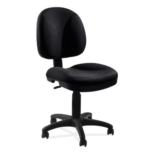 NPS CTC Comfort Task Chair, Supports Up to 300 lb, 19" to 23" Seat Height, Black Seat, Black Back, Black Base