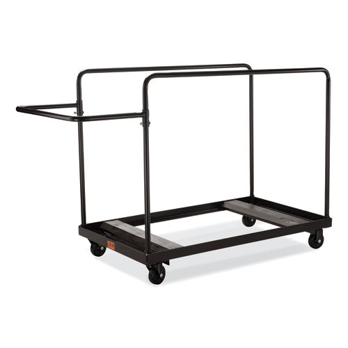 NPS DY71R Folding Table Dolly for Round Tables, 660 lb Capacity, 40.5 x 28 x 61.5, Brown