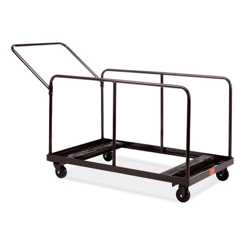 NPS DYMU Folding Table Dolly For Round and Rectangular Tables, 660 lb Capacity, 31.25 x 27.75 x 47.5, Brown