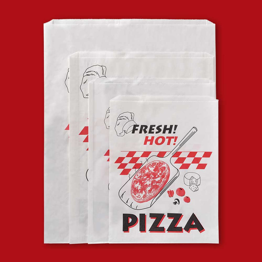 Fischer 2021 Fresh Hot Pizza Bag 12" x 15" Printed 1000/CS