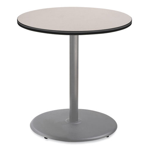 NPS CG13636RC1GY Cafe Table, 36" Diameter x 36h, Round Top/Base, Gray Nebula Top, Gray Base