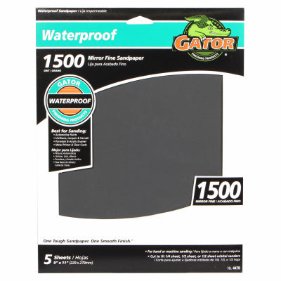 5PK9x11 1500G Sandpaper