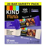 KIND 27970 Minis, Salted Caramel And Dark Chocolate Nut/dark Chocolate Almond And Coconut, 0.7 Oz, 20/pack 2