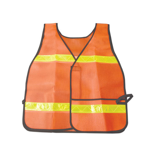 Abilityone 8415013940216 8415013940216, SKILCRAFT Safety Reflective Vest, One Size Fits All, Orange/Yellow