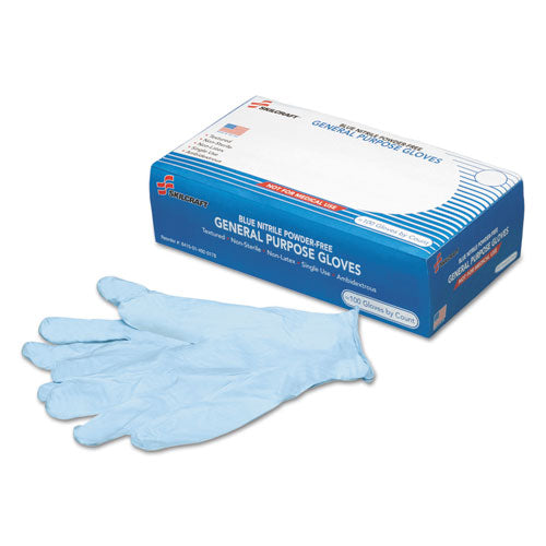 Abilityone 8415-01-492-0178 8415014920178, Skilcraft Nitrile General Purpose Gloves, Blue, Large, 9.5", 100/box
