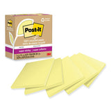 Post-IT Notes Super Sticky 70007079737 100% recycled paper super sticky notes, 3" x 3", canary yellow, 70 sheets/pad, 5 pads/pack 2