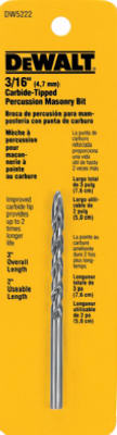 3/16x3 Perc Drill Bit