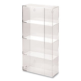 Kantek AH145 Quad Glove Dispenser, 10.5 x 4 x 21.25, Clear 2