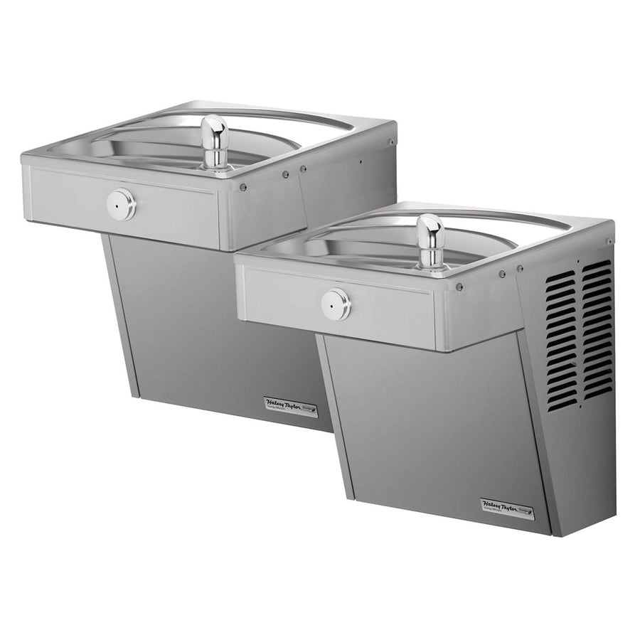 Halsey Taylor 8751080783 Halsey Taylor Wall Mount Vandal-Resistant Bi-Level ADA Cooler, Filtered Refrigerated Stainless