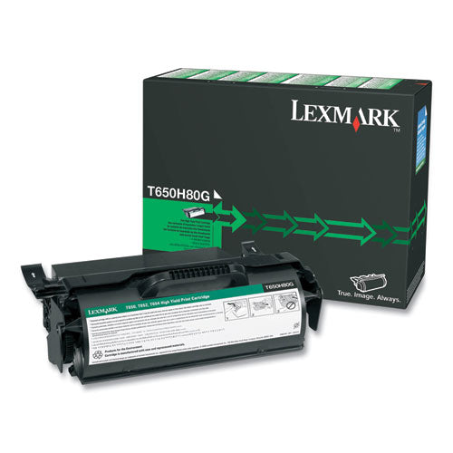 Lexmark T650H80G T650h80g Toner, 25,000 Page-Yield, Black