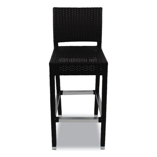 JMC Furniture JMCGAMBSCHO Gama Series Barstools, Supports Up to 300 lb, 31.25" Seat Height, Chocolate Seat, Chocolate Back, Chocolate Base