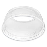Karat C-KDL626-WH PET Lids, Wide Opening Dome, Fits 12 oz to 24 oz Cold Cups, Clear, 1,000/Carton 2