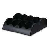 Flavia 25200000 Small Merchandiser, 8 Compartments, 13.6 x 13 x 4.4, Black 2