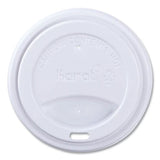 Karat C-KDL516W-PP Hot Cup Lids, Fits 10 oz to 24 oz Paper Hot Cups, Sipper Lid, White, 1,000/Carton 2