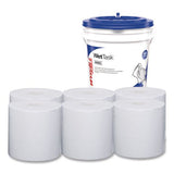 Wypall KCC 06001 Wipers For Wettask System, Bleach, Disinfectants And Sanitizers, 12 X 12.5, 60/Roll, 5 Rolls And 1 Bucket/Carton 2