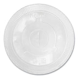 Karat C-KCL1045 PET Lids, Fits 32 oz Cold Cups, Flat Lid, Clear, 600/Carton 2