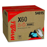 Wypall 54015 General Clean X60 Cloths, 12.5 x 16.8, White, 236/Carton 2