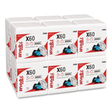 Wypall 34865 X60 Cloths, 1/4 Fold, 12 1/2 X 13, White, 76/box, 12 Boxes/carton 2