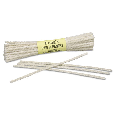 Abilityone 9920002929946 9920002929946, Skilcraft, Tobacco Pipe Cleaner, Wire/cotton, 6" X 1", White, 24/box