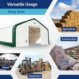 W20'xL33'xH16' Double Truss Storage Shelter