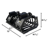 Greatbear 72" Rock Grapple Bucket