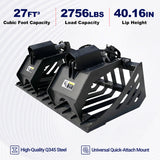 Greatbear 72" Rock Grapple Bucket