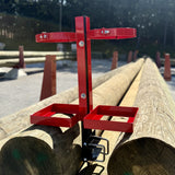 Pedestal Mount Blanket Tube Holder