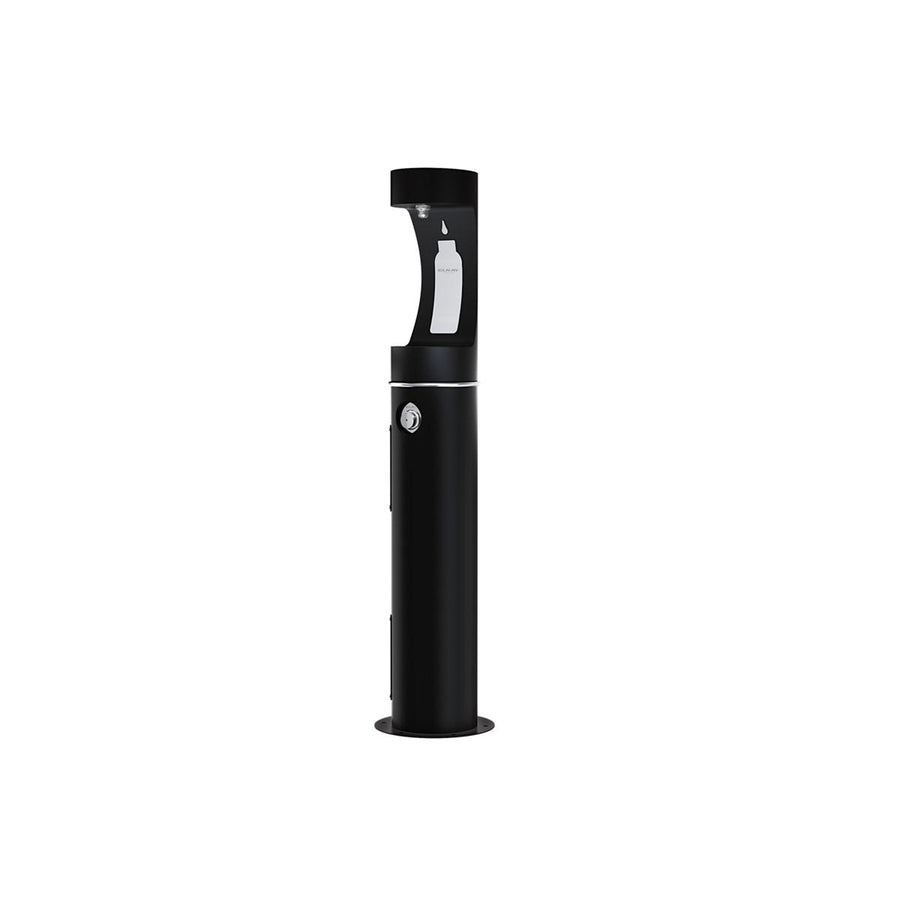 Elkay Commercial LK4400BFFRKBLK Elkay Outdoor ezH2O Non-Filtered Bottle Filling Station Pedestal, Freeze Resistant, Black