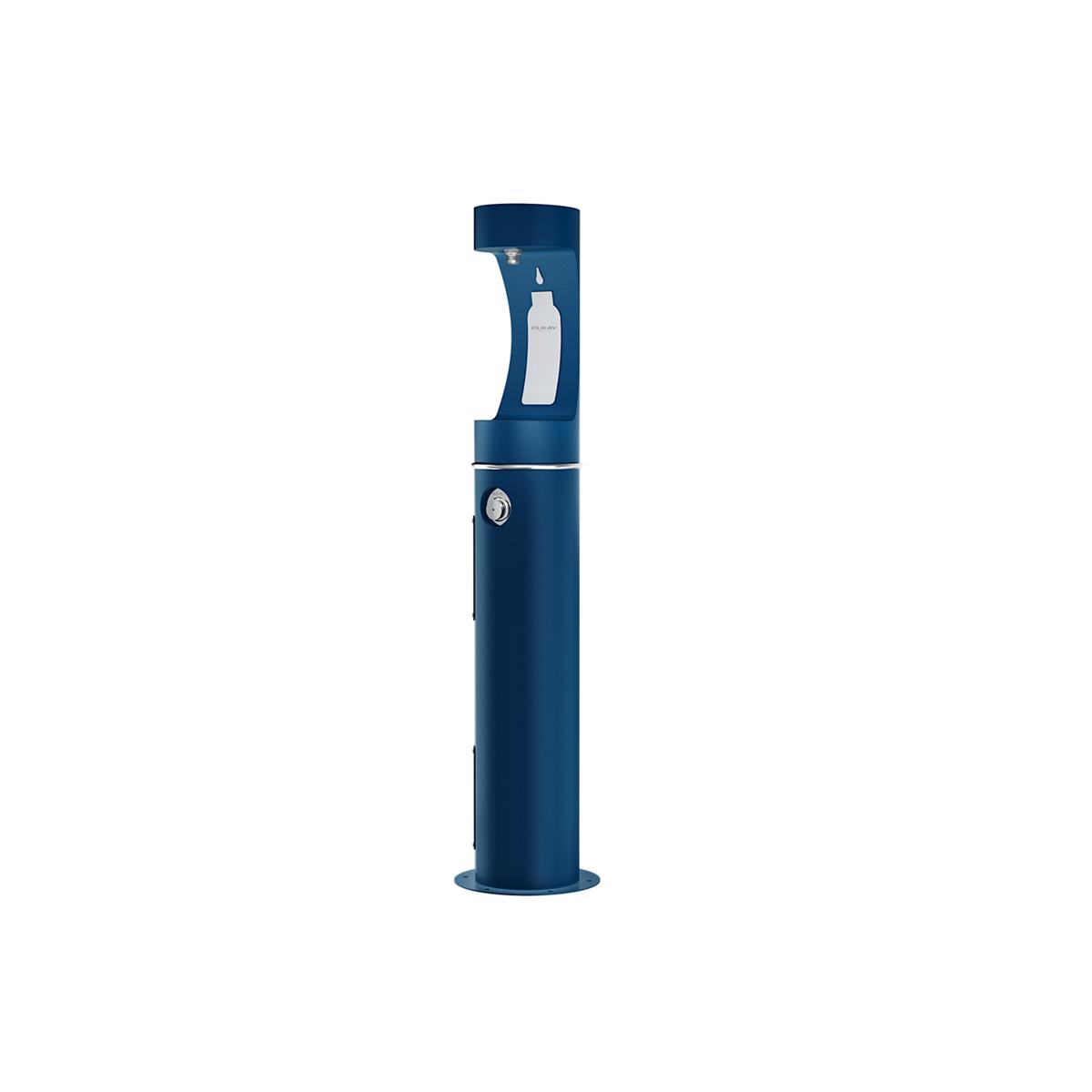 Elkay LK4400BFFRKBLU Elkay Outdoor ezH2O Bottle Filling Station Pedestal, Non-Filtered, Non-Refrigerated, Freeze Resistant, Blue