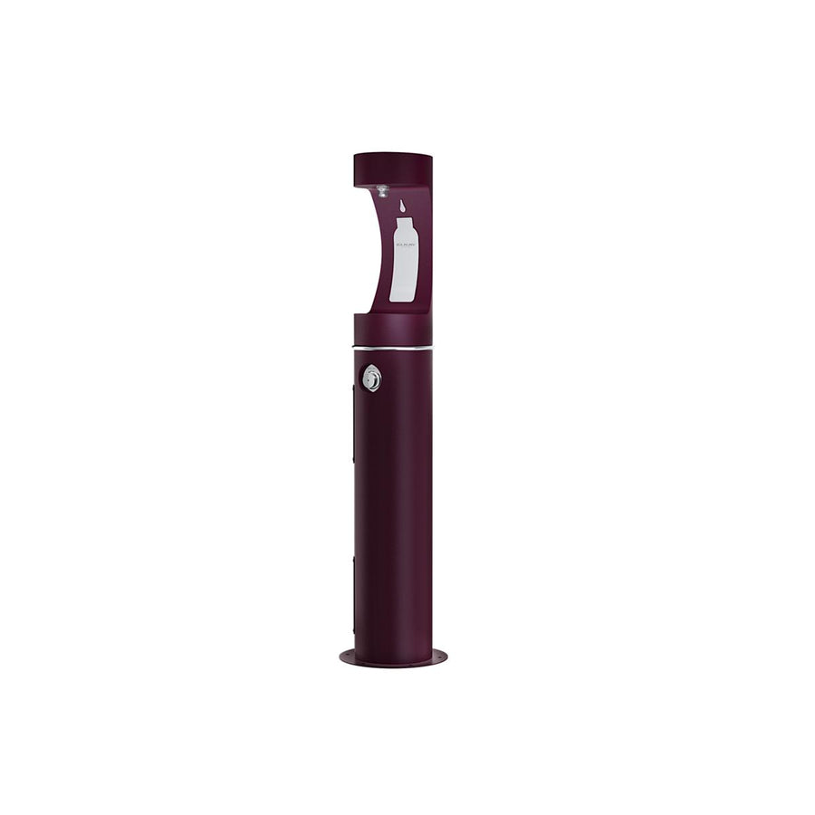 Elkay Commercial LK4400BFFRKPUR Elkay Outdoor ezH2O Bottle Filling Station Pedestal, Non-Filtered Non-Refrigerated, Freeze Resistant, Purple