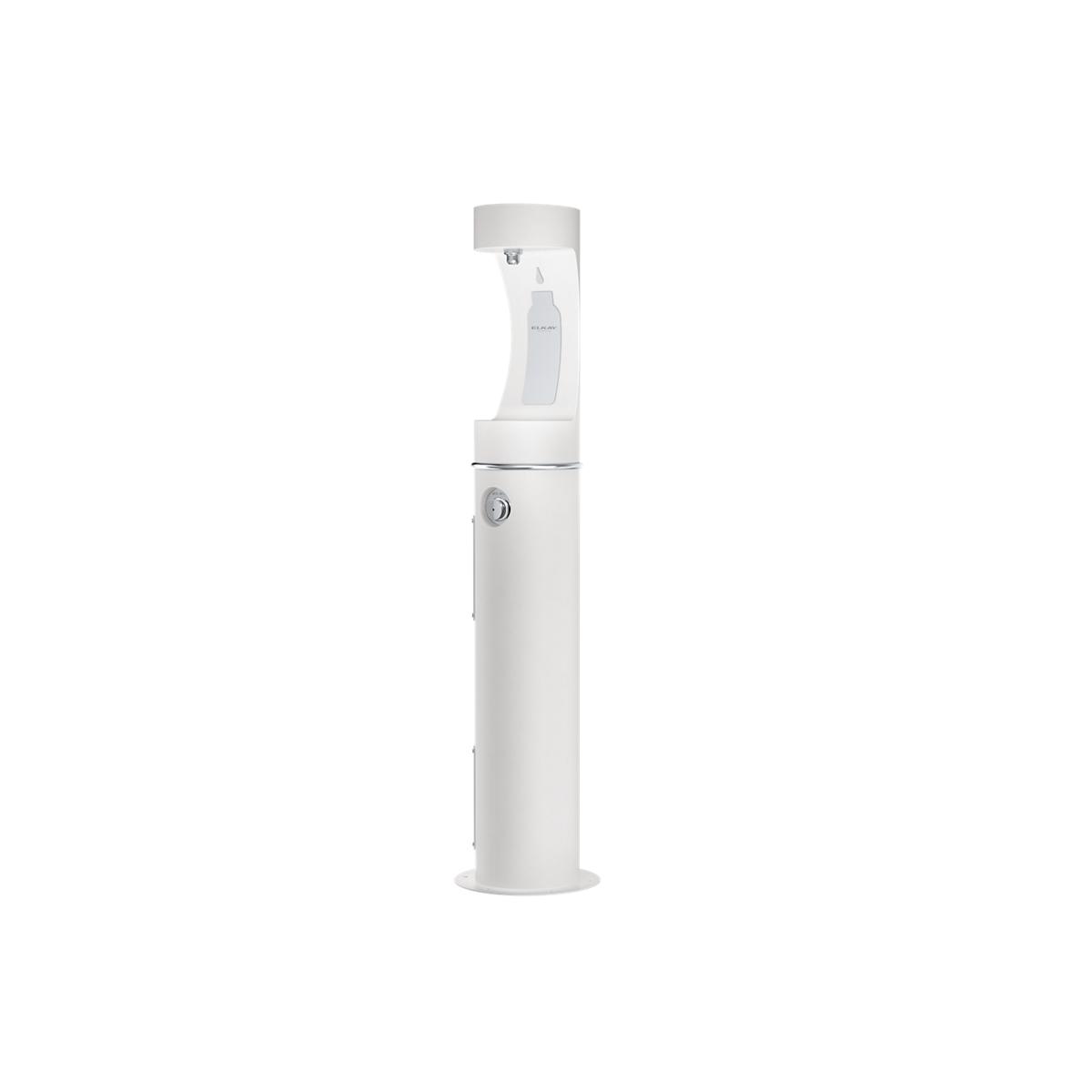 Elkay LK4400BFFRKWHT Elkay Outdoor ezH2O Bottle Filling Station Pedestal, Non-Filtered Non-Refrigerated, Freeze Resistant, White