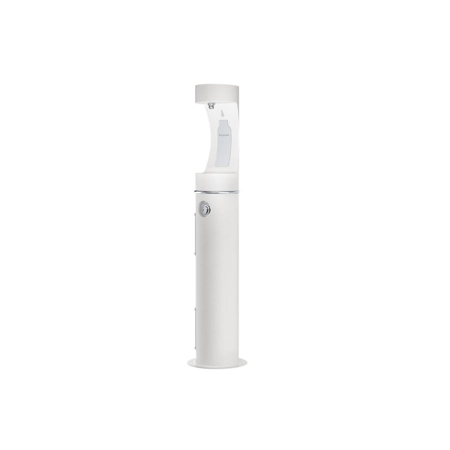 Elkay LK4400BFFRKWHT Elkay Outdoor ezH2O Bottle Filling Station Pedestal, Non-Filtered Non-Refrigerated, Freeze Resistant, White
