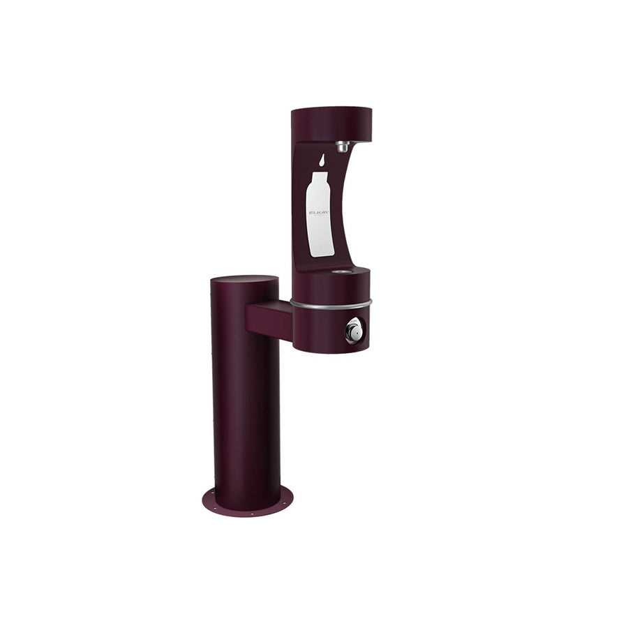 Elkay LK4410BFFRKPUR Elkay Outdoor ezH2O Bottle Filling Station - Single Pedestal, Non-Filtered, Freeze Resistant, Purple