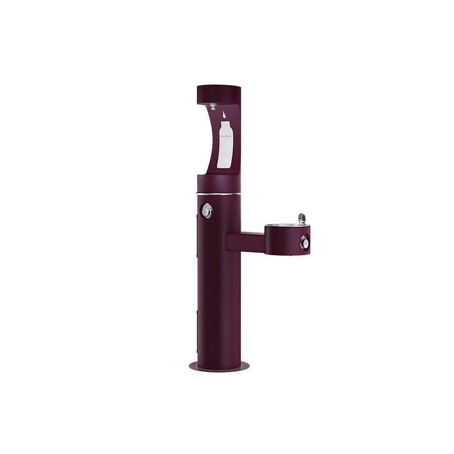 Elkay LK4420BF1UFRKPUR Elkay Outdoor ezH2O Upper Bottle Filling Station Bi-Level Pedestal, Non-Filtered Non-Refrigerated, Freeze Resistant, Purple