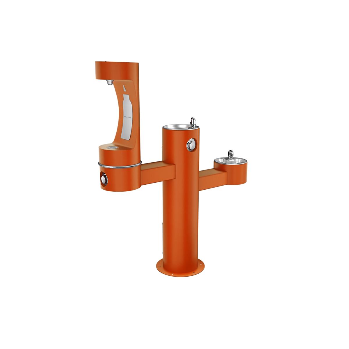 Elkay LK4430BF1MFRKTER Elkay Outdoor ezH2O Tri-Level Bottle Filling Station, Non-Filtered, Non-Refrigerated, Terracotta